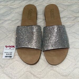 ICED OUT RHINESTONE SANDALS